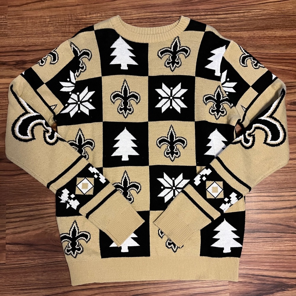 Official NFL New Orleans Saints Ugly Christmas Sweater
